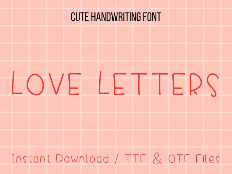 Love Letters Neat Handwriting Font
