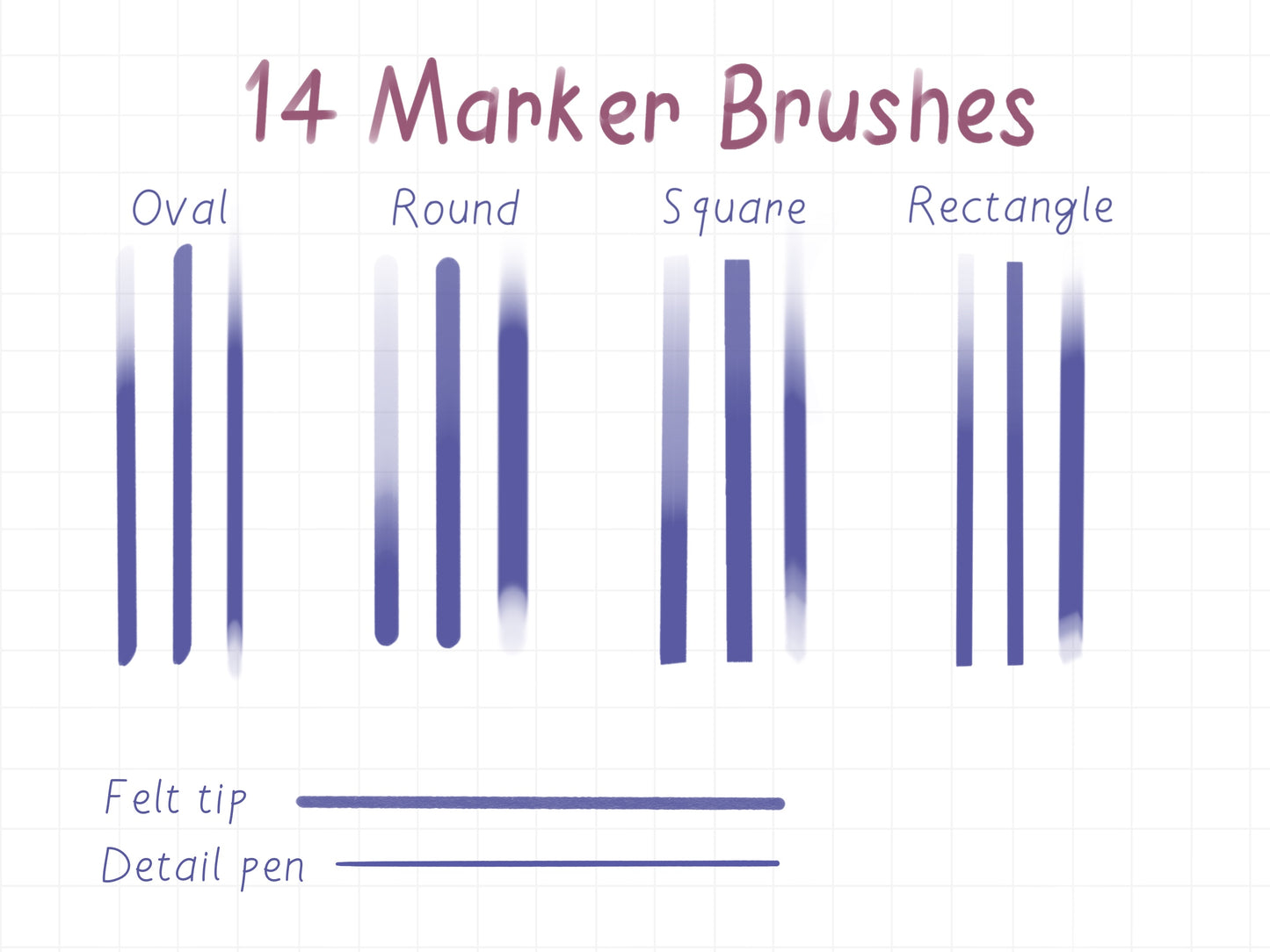 Alcohol Marker Procreate Brush Pack