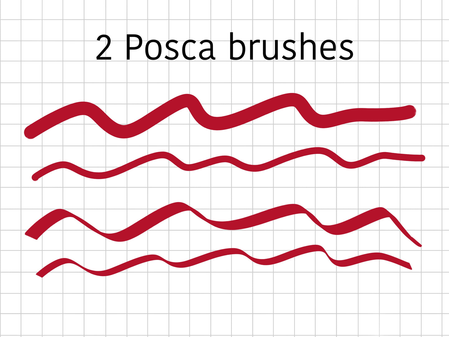 Posca Marker Procreate Brush Pack
