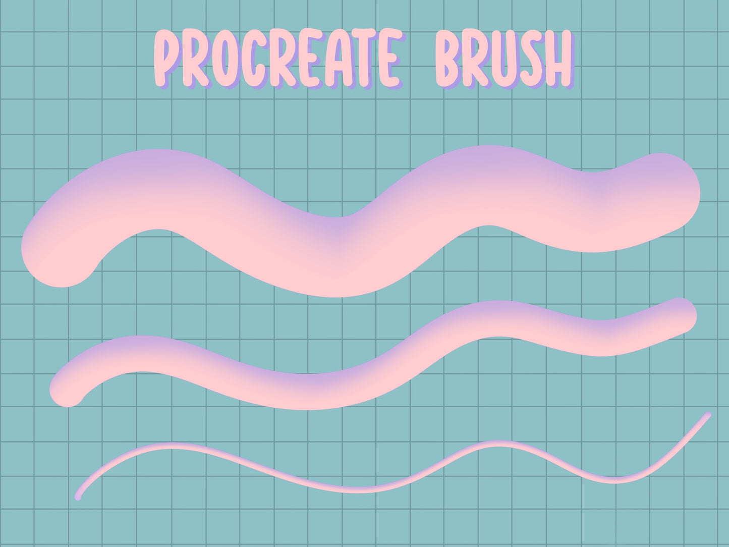 3D Procreate brush set