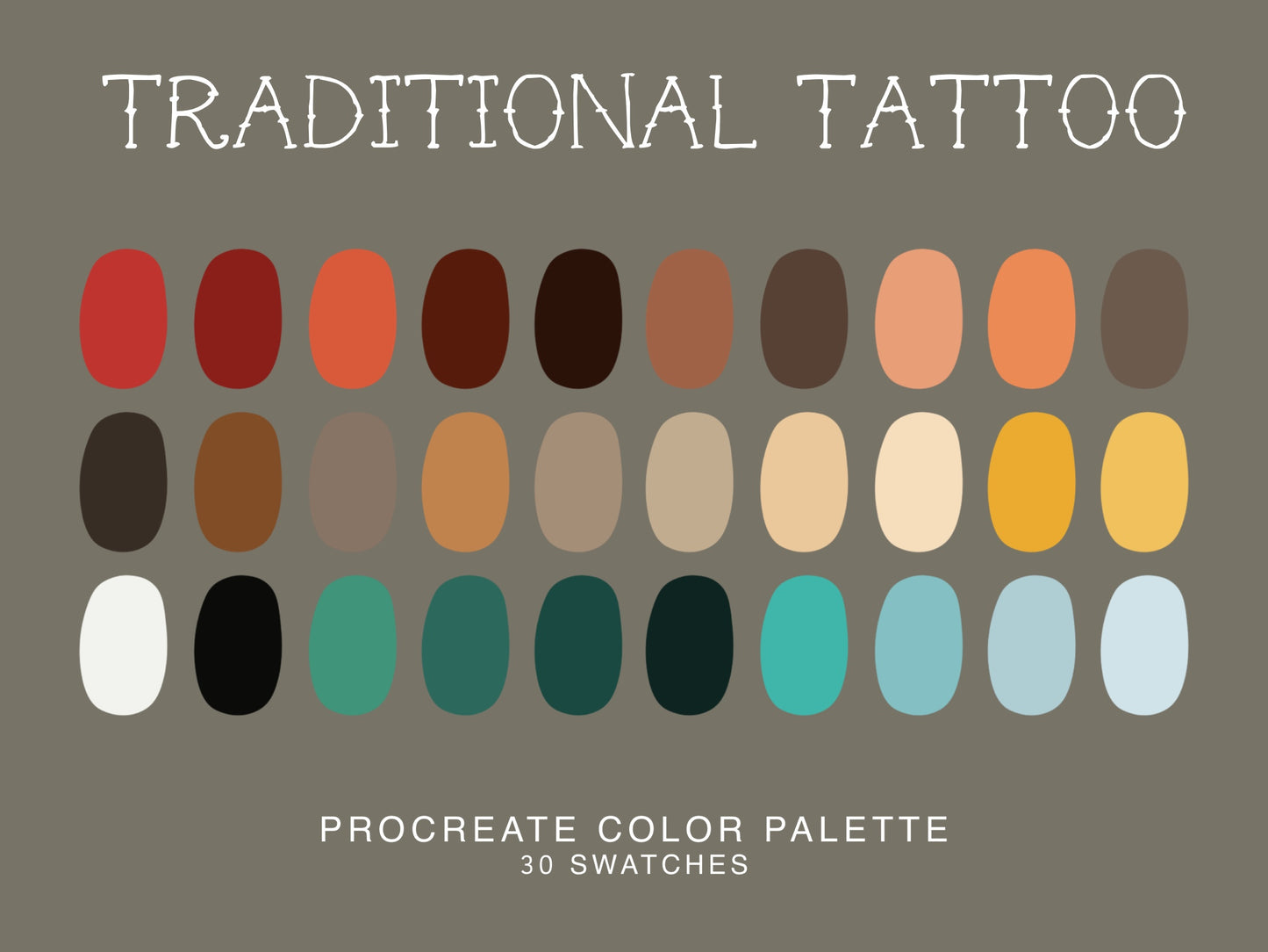 Procreate Ink Tattoo Brushes