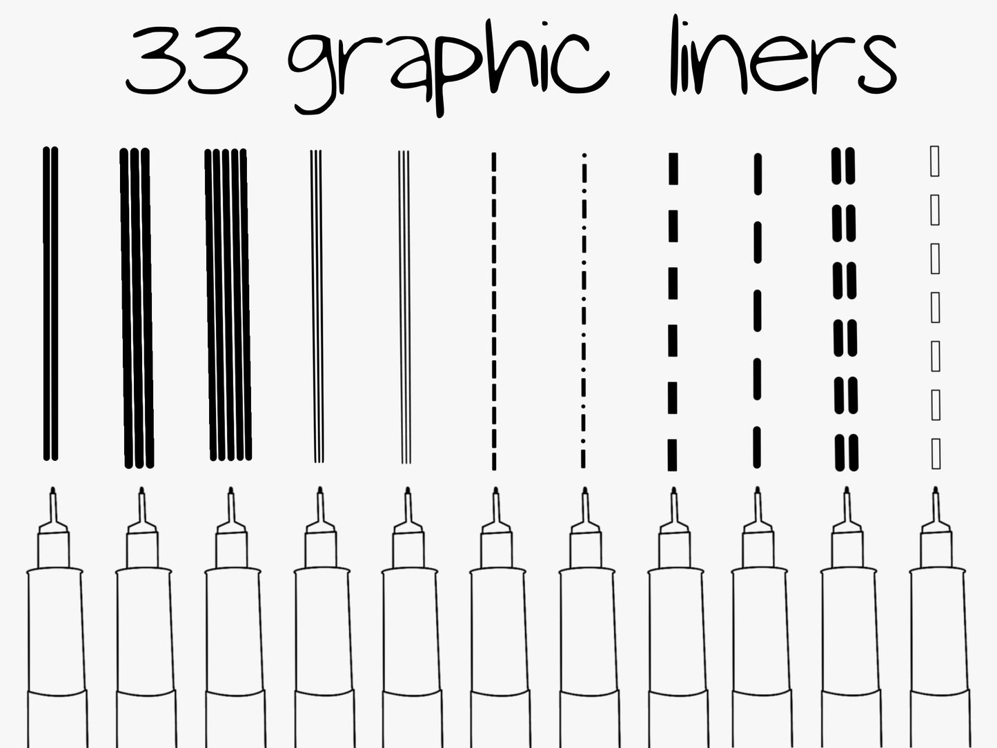 Mega Fine Liner Brush Set for Procreate