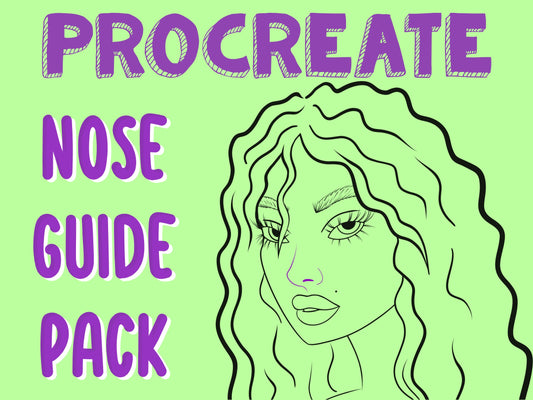 Procreate Nose Grid Stamp Brush