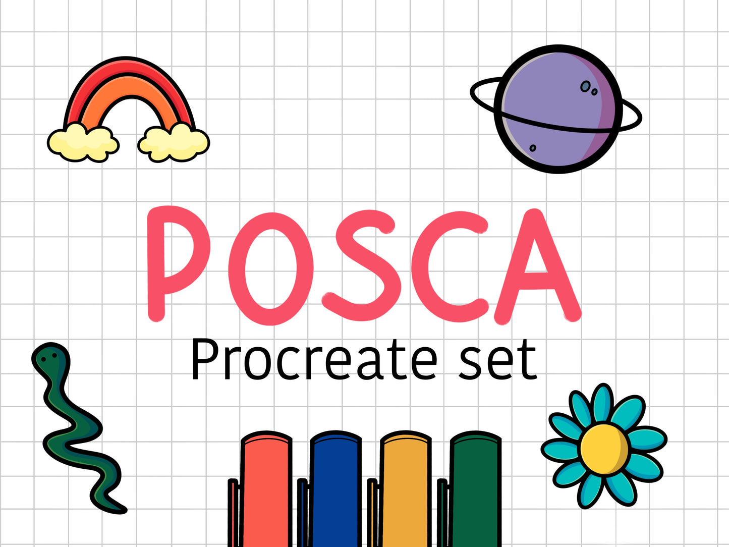 Posca Marker Procreate Brush Pack
