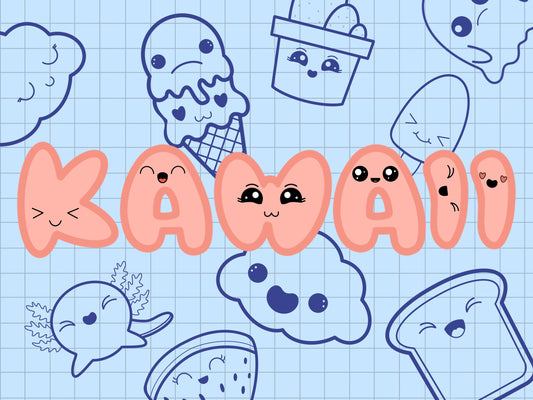 Kawaii Procreate brush and stamp pack