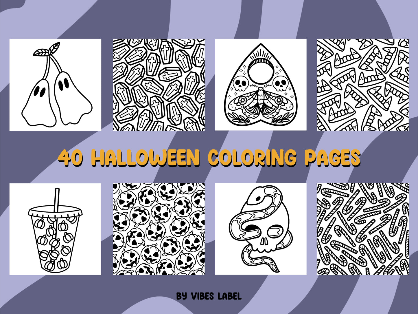 Ultimate Halloween Procreate Coloring Pack