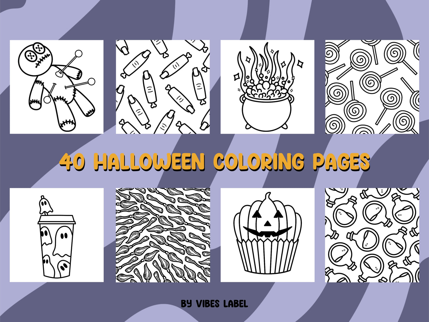 Ultimate Halloween Procreate Coloring Pack