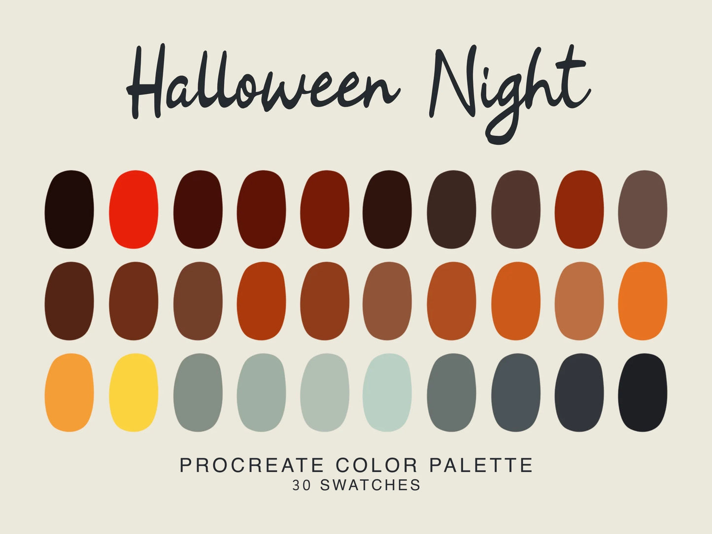 Ultimate Halloween Procreate Coloring Pack